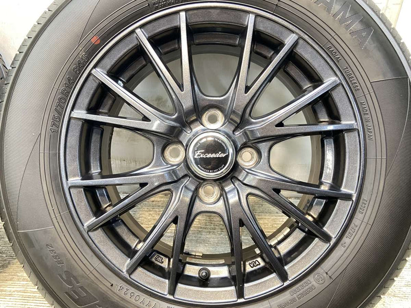 ヨコハマ ブルーアース-ES32 175/70R14  /　 エクシーダ 5.5J+43 100-4穴 4本