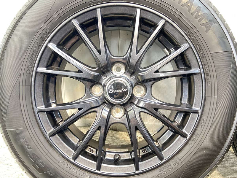 ヨコハマ ブルーアース-ES32 175/70R14  /　 エクシーダ 5.5J+43 100-4穴 4本