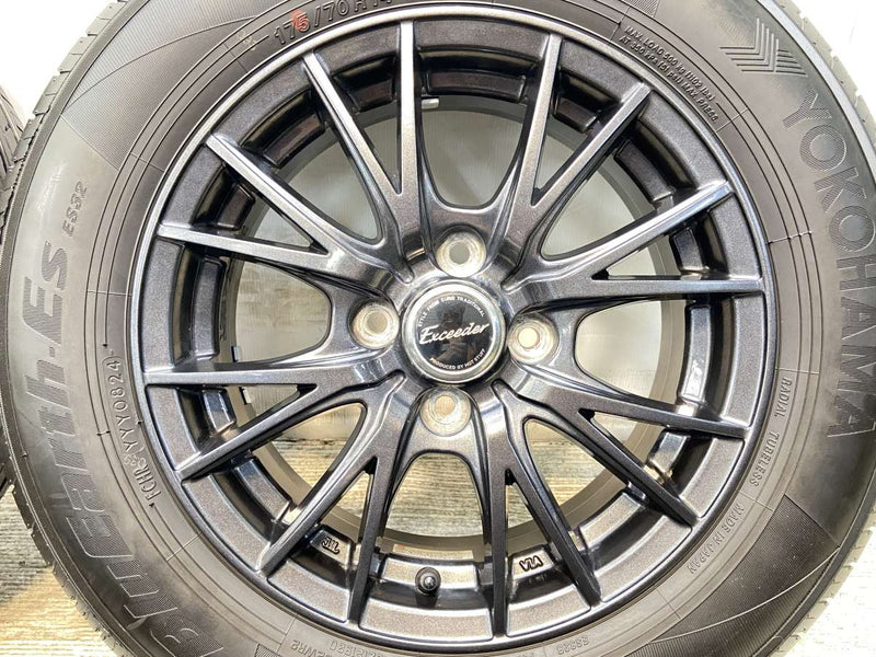ヨコハマ ブルーアース-ES32 175/70R14  /　 エクシーダ 5.5J+43 100-4穴 4本