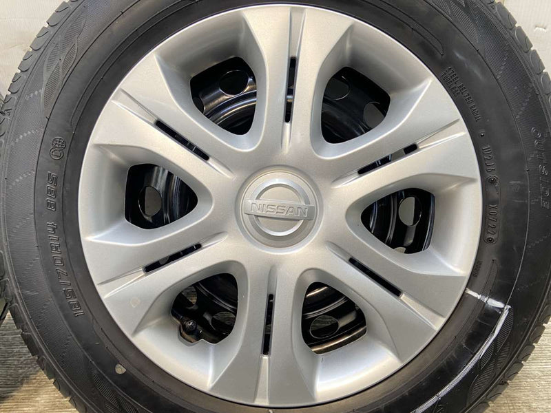 ダンロップ エナセーブ EC204 185/70R14  /日産純正  5.5J+ 100-4穴 4本