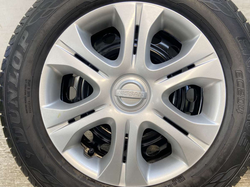 ダンロップ エナセーブ EC204 185/70R14  /日産純正  5.5J+ 100-4穴 4本