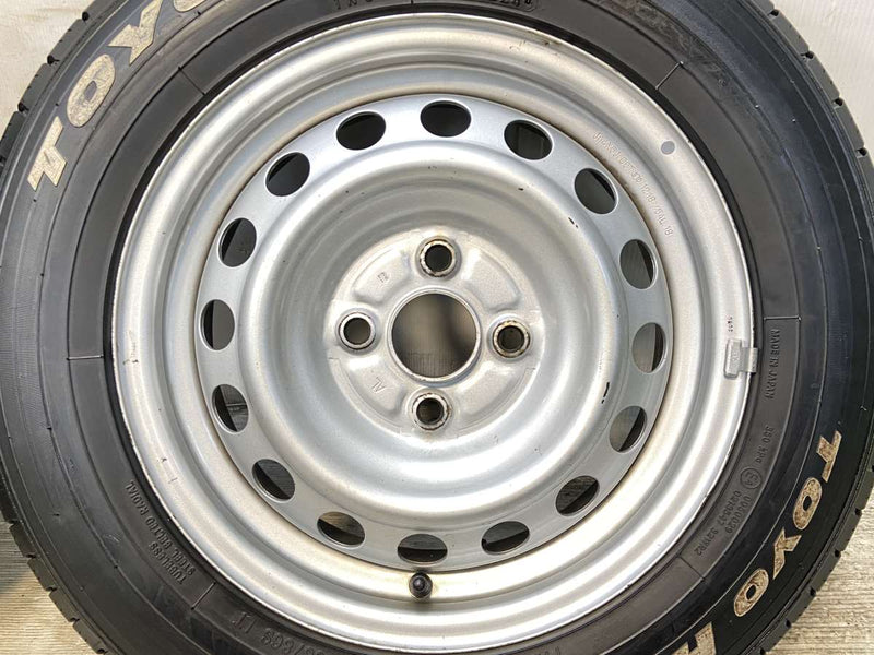 トーヨータイヤ H11 155/80R14 88/86 LT /トヨタ純正 AL 5.0J+39 100-4穴 4本