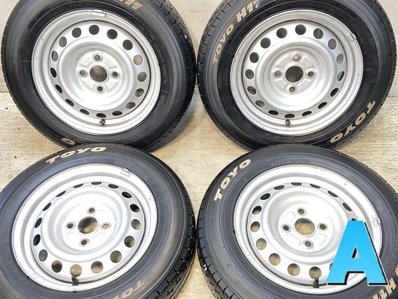 トーヨータイヤ H11 155/80R14 88/86 LT /トヨタ純正 AL 5.0J+39 100-4穴 4本