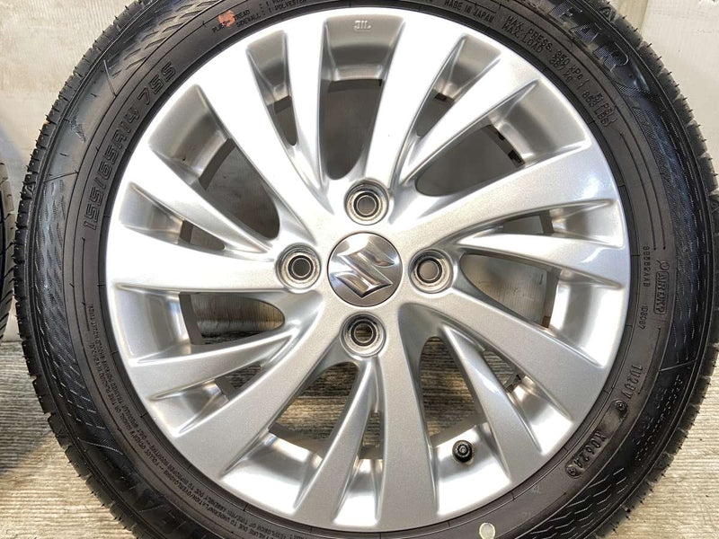 グッドイヤー エフィシェント グリップ ECO EG02 155/65R14  /スズキ純正  4.5J+45 100-4穴 4本