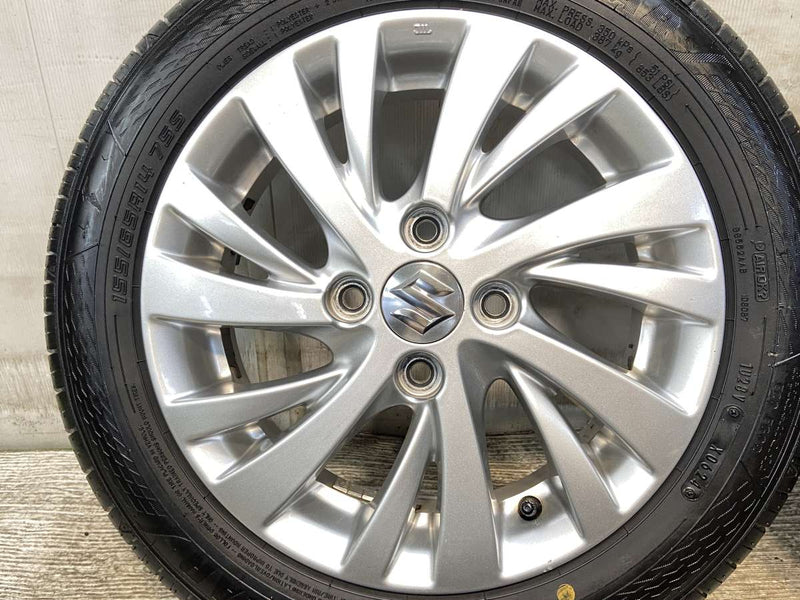 グッドイヤー エフィシェント グリップ ECO EG02 155/65R14  /スズキ純正  4.5J+45 100-4穴 4本