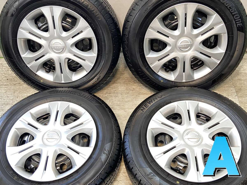 ブリヂストン NEWNO 185/70R14  /日産純正  5.5J+ 100-4穴 4本