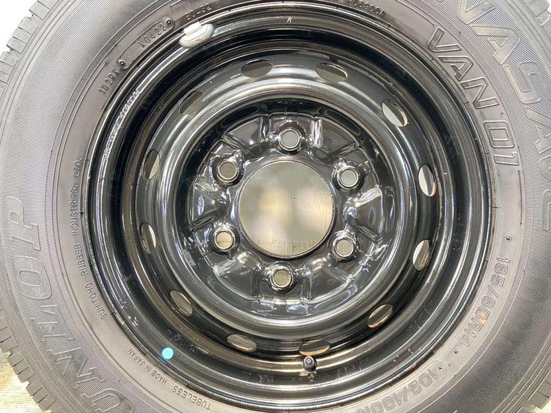 ダンロップ エナセーブ VAN01 185/80R14 102/100LT /マツダ純正  5.0J+ 139.7-6穴 4本