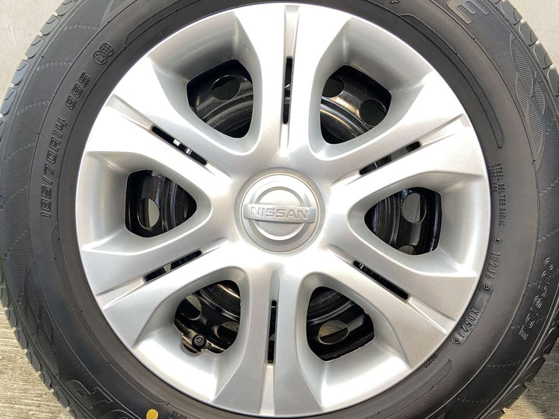 ダンロップ エナセーブ EC204 185/70R14  /日産純正  5.5J+ 100-4穴 4本