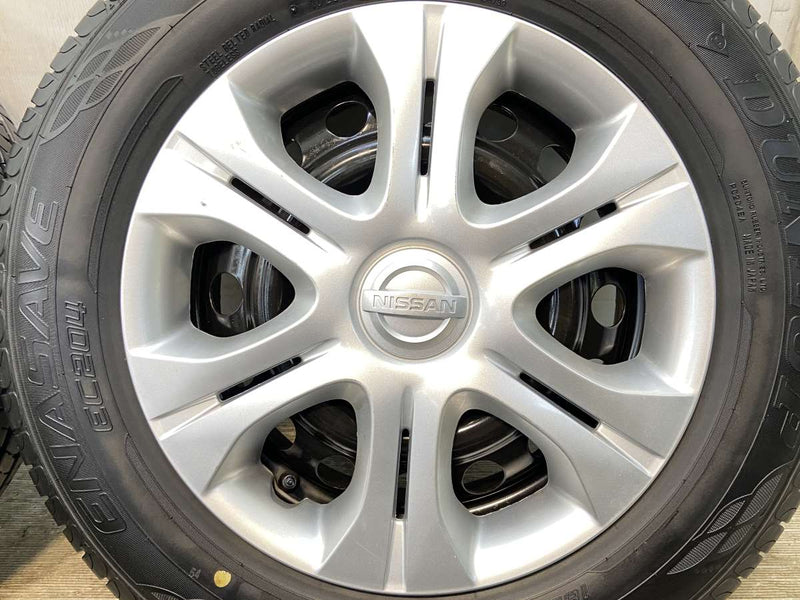 ダンロップ エナセーブ EC204 185/70R14  /日産純正  5.5J+ 100-4穴 4本