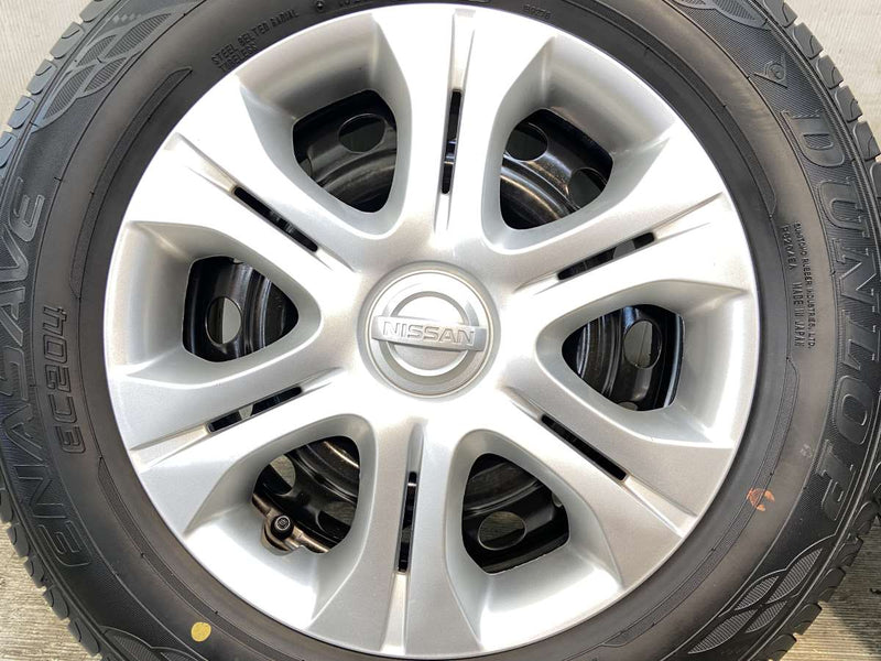 ダンロップ エナセーブ EC204 185/70R14  /日産純正  5.5J+ 100-4穴 4本