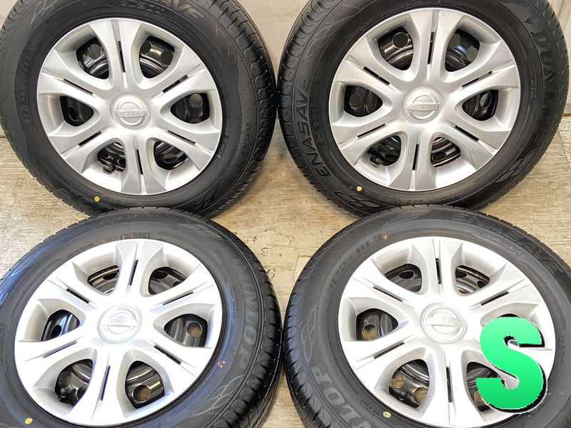 ダンロップ エナセーブ EC204 185/70R14  /日産純正  5.5J+ 100-4穴 4本