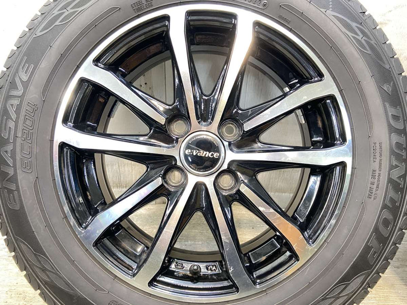 ダンロップ エナセーブ EC204 175/70R14  /　 e Vance 5.5J+43 100-4穴 4本