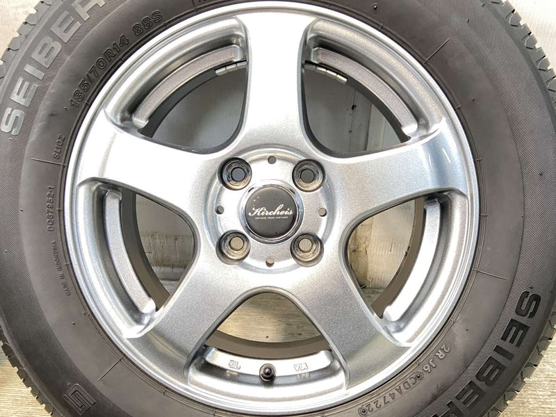 セイバーリング SL101 185/70R14  /　 キルヒアイス 5.5J+38 100-4穴 4本