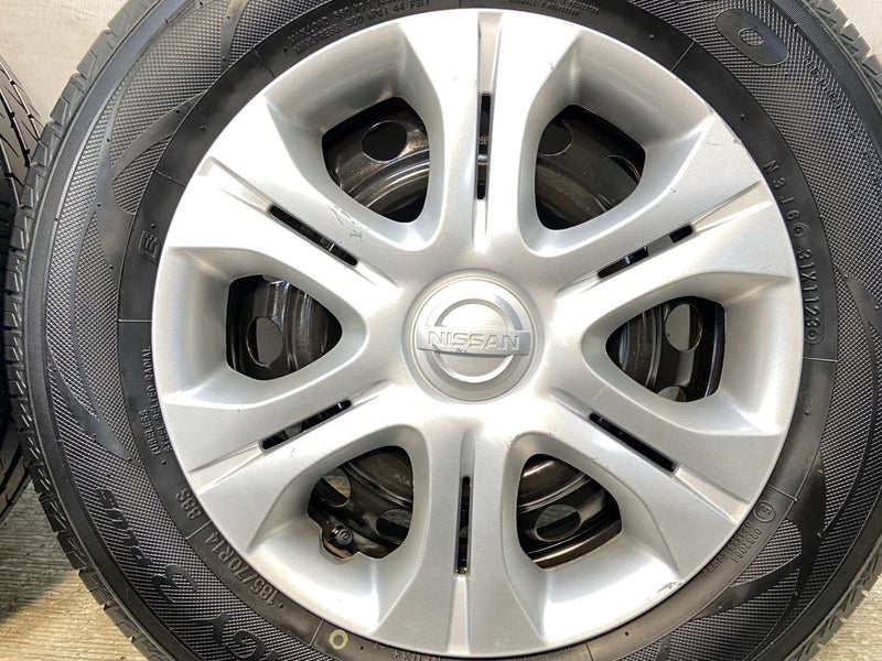 トーヨータイヤ ナノエナジー3PLUS 185/70R14  /日産純正  5.5J+ 100-4穴 4本