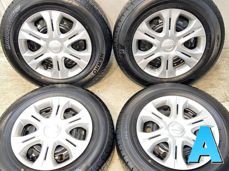ブリヂストン NEWNO 185/70R14  /日産純正  5.5J+ 100-4穴 4本