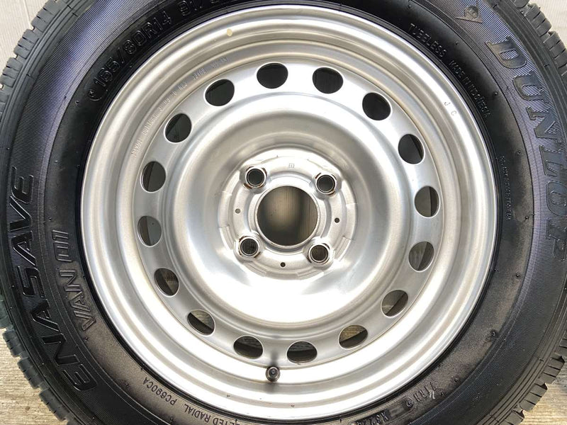 ダンロップ エナセーブ VAN01 165/80R14 91/90LT /日産純正  5.0J+ 100-4穴 4本