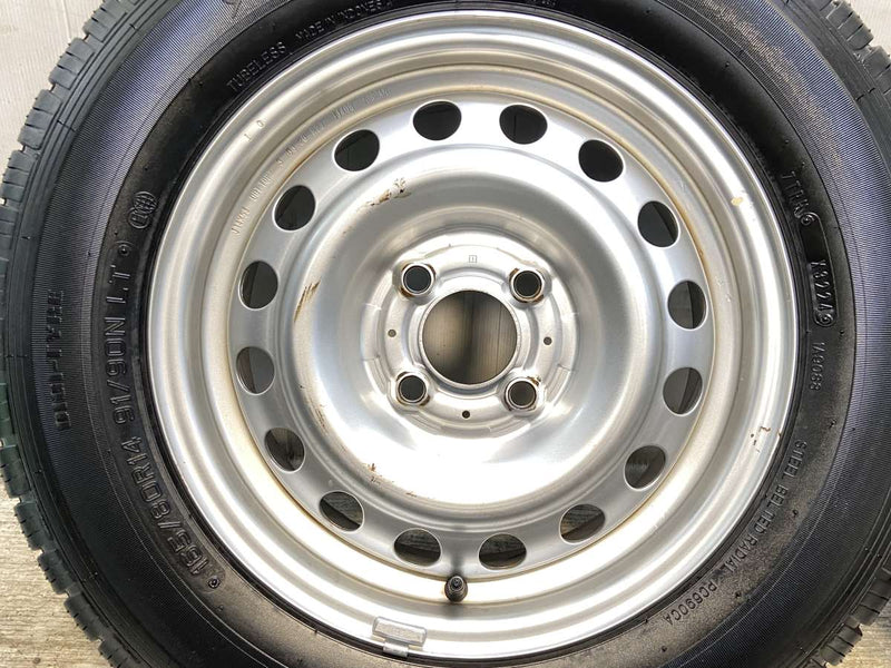 ダンロップ エナセーブ VAN01 165/80R14 91/90LT /日産純正  5.0J+ 100-4穴 4本