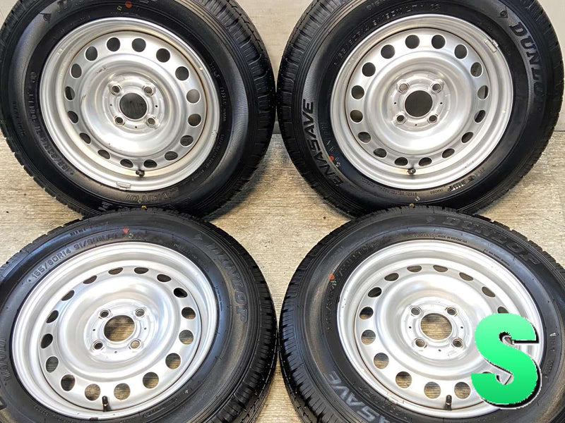 ダンロップ エナセーブ VAN01 165/80R14 91/90LT /日産純正  5.0J+ 100-4穴 4本