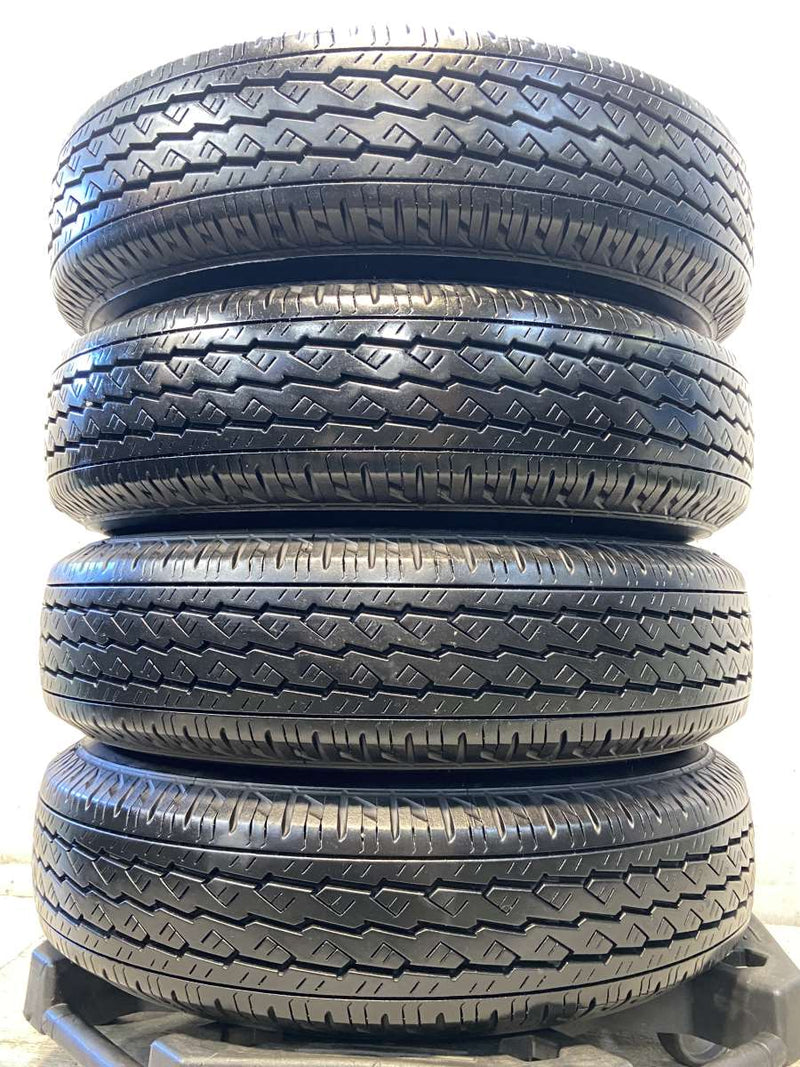 ブリヂストン V600 165/80R14 97/95LT /日産純正  5.0J+ 114.3-4穴 4本