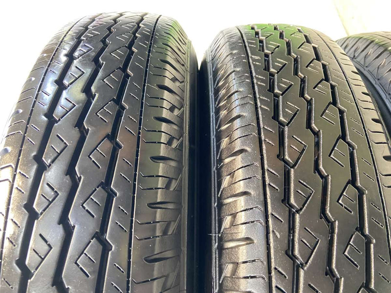 ブリヂストン V600 155/80R14 88/86LT /トヨタ純正 AL 5.0J+39 100-4穴 4本