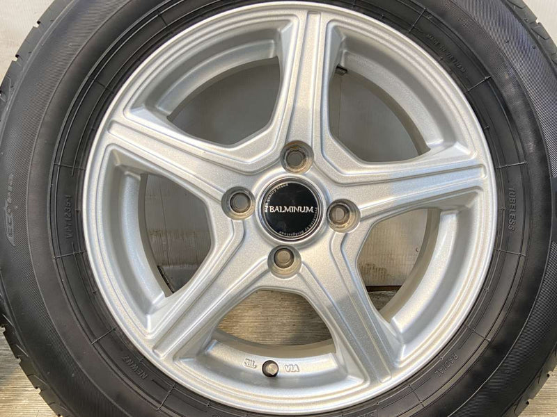 ブリヂストン NEWNO 185/70R14  /　 BALMINUM 5.5J+39 100-4穴 4本