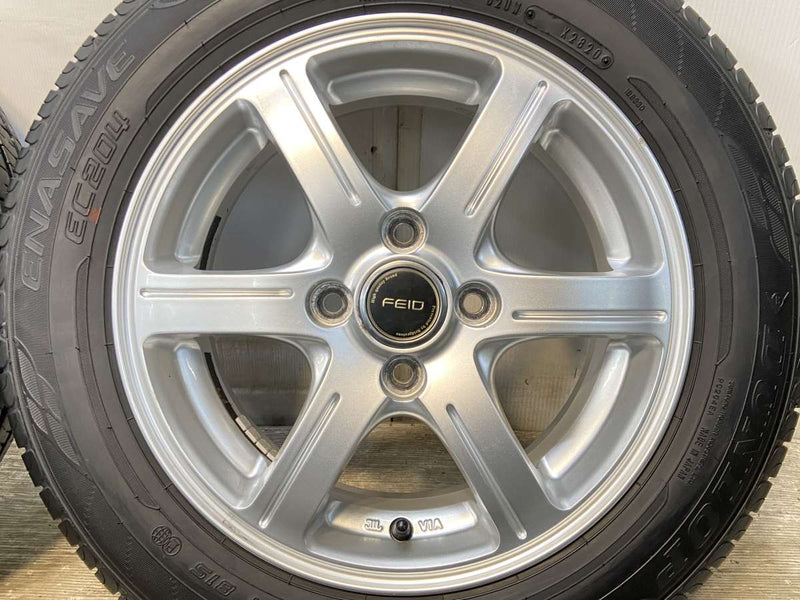 ダンロップ エナセーブ EC204 165/70R14  /　 FEID 5.5J+50 100-4穴 4本