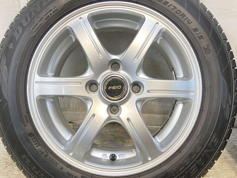 ダンロップ エナセーブ EC204 165/70R14  /　 FEID 5.5J+50 100-4穴 4本