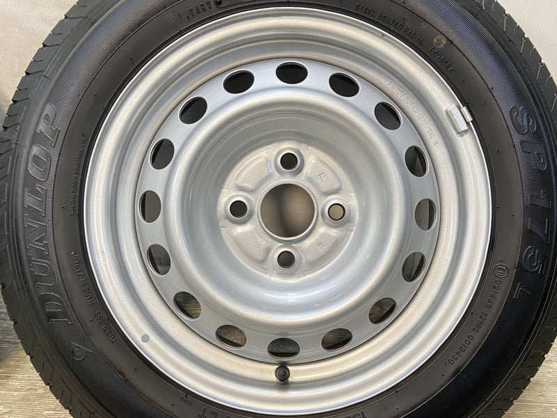 ダンロップ SP 175L 155/80R14 88/86LT /トヨタ純正 AL 5.0J+39 100-4穴 4本
