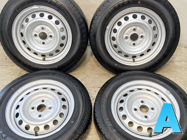 ダンロップ SP 175L 155/80R14 88/86LT /トヨタ純正 AL 5.0J+39 100-4穴 4本