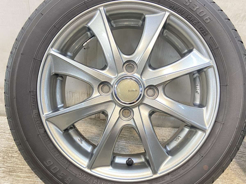 ヨコハマ S306 155/65R14  /　 LEBEN 4.5J+45 100-4穴 4本