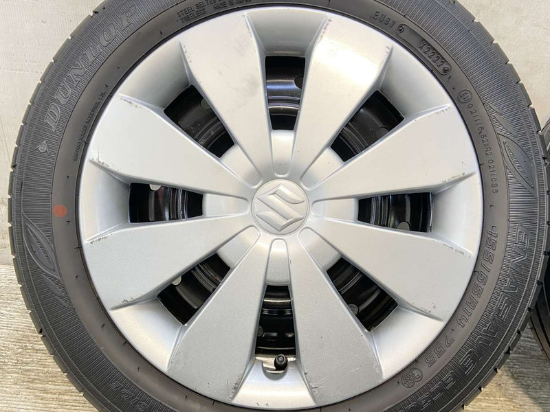 ダンロップ エナセーブ EC300+ 155/65R14  /スズキ純正  4.5J+ 100-4穴 4本