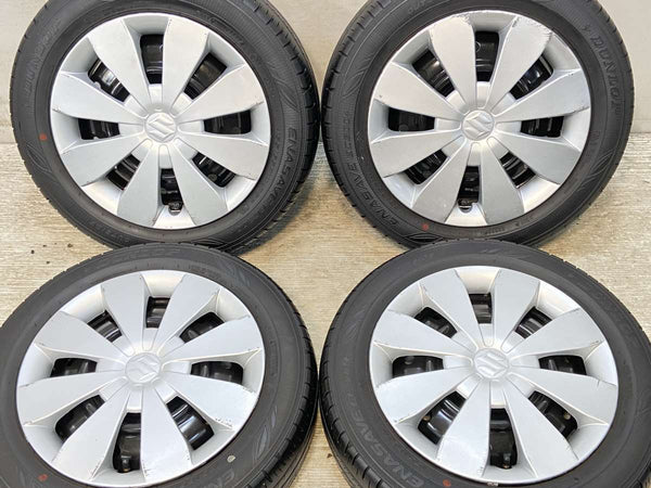 ダンロップ エナセーブ EC300+ 155/65R14  /スズキ純正  4.5J+ 100-4穴 4本