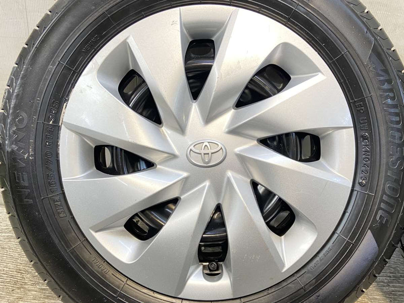 ブリヂストン NEWNO 165/70R14  /トヨタ純正 DK 5.0J+39 100-4穴 4本