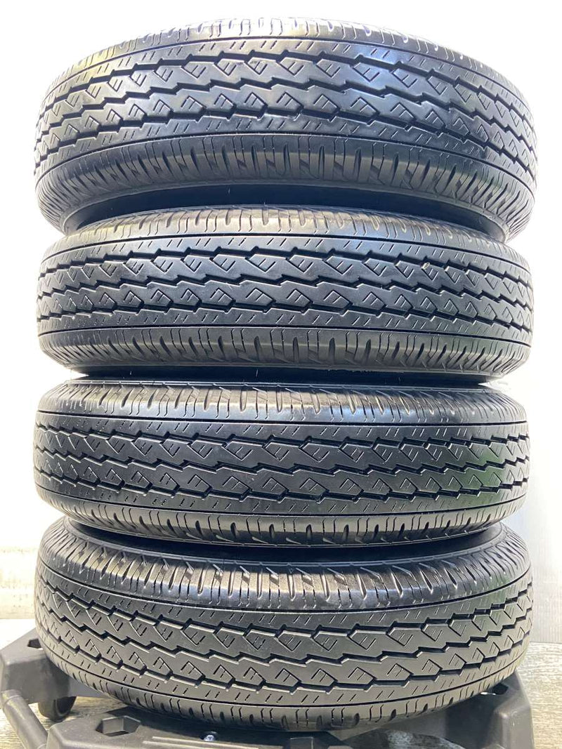 ブリヂストン V600 165/80R14 97/95LT /日産純正  5.0J+ 114.3-4穴 4本