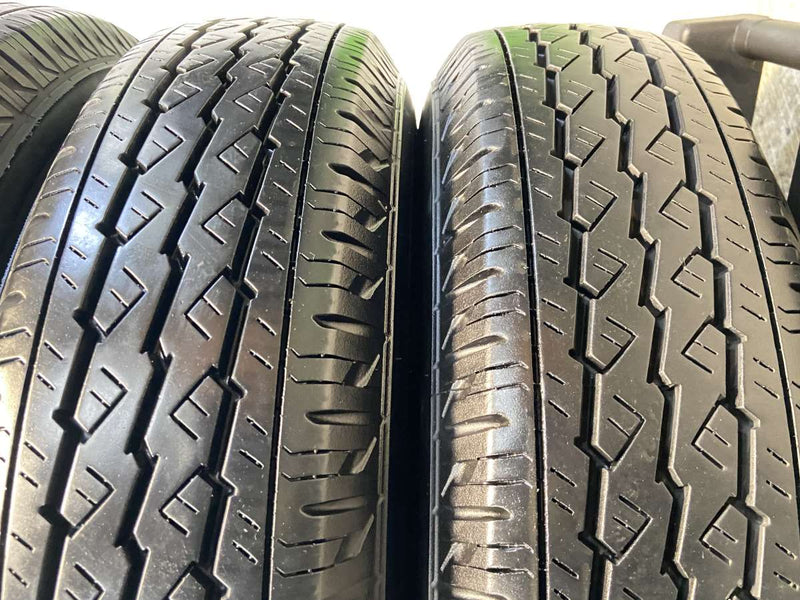 ブリヂストン V600 165/80R14 97/95LT /日産純正  5.0J+ 114.3-4穴 4本