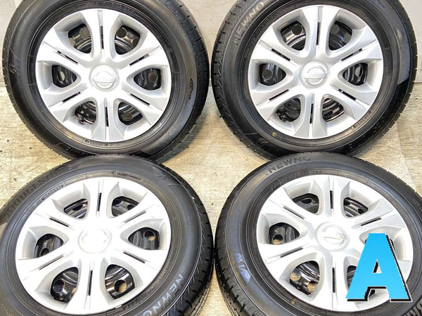 ブリヂストン NEWNO 185/70R14  /日産純正  5.5J+ 100-4穴 4本