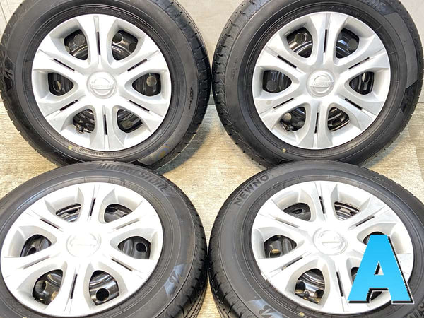 ブリヂストン NEWNO 185/70R14  /日産純正  5.5J+ 100-4穴 4本