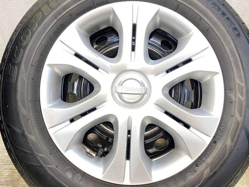 ブリヂストン エコピア EP150 185/70R14  /日産純正  5.5J+ 100-4穴 4本