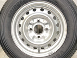 ブリヂストン V600 165/80R14 97/95LT /日産純正  5.0J+ 114.3-4穴 4本