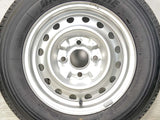 ブリヂストン V600 165/80R14 97/95LT /日産純正  5.0J+ 114.3-4穴 4本