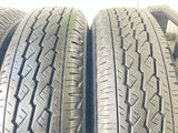ブリヂストン V600 165/80R14 97/95LT /日産純正  5.0J+ 114.3-4穴 4本