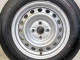 ハンコック VANTRA LT 155/80R14 88/86N LT /トヨタ純正 AL 5.0J+ 100-4穴 4本