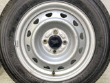 ブリヂストン V600 155/80R14 88/86N LT /　 キャロウィン　J9 5.0J+40 100-4穴 4本