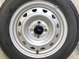ブリヂストン V600 155/80R14 88/86N LT /　 キャロウィン　J9 5.0J+40 100-4穴 4本