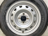 ブリヂストン V600 155/80R14 88/86N LT /　 キャロウィン　J9 5.0J+40 100-4穴 4本