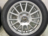 グッドイヤー エフィシェント グリップ ECO ハイブリッドEG01 155/65R14  /　 QUANT 4.5J+45 100-4穴 4本