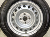 ブリヂストン V600 155/80R14 88/86N LT /トヨタ純正 AL 5.0J+ 100-4穴 4本