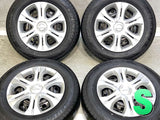 ダンロップ エナセーブ EC204 185/70R14  /日産純正  5.5J+ 100-4穴 4本