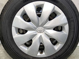 ブリヂストン V600 155/80R14 88/86N LT /トヨタ純正 AL 5.0J+ 100-4穴 4本