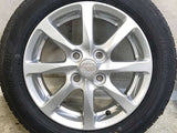 ブリヂストン NEWNO 155/65R14  /スバル純正  4.5J+45 100-4穴 4本